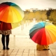Rainbow umbrele