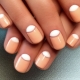 White moon manicure: fashion trends and design ideas