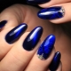 Black and blue manicure: design features and stylish ideas