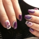 Violetinis manikiūras: spalvos ir stilingos idėjos