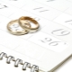 Qual é o nome e marca 1 mês a partir da data do casamento?