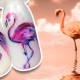 Hoe maak je een stijlvolle manicure met flamingo's?