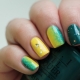 Le migliori idee di design giallo verde manicure