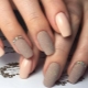 Manicure in beige and brown: chic novelties and elegant ideas