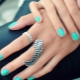 Mode trends turquoise manicure