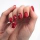 Tendências da moda e idéias de manicure vermelho