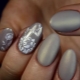 Novidades e idéias para o design de manicure em tons de cinza