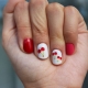 Mga naka-istilong disenyo ng mga pagpipilian cherry manicure