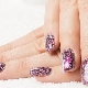 Rekommendationer om användning av glitter för naglar och exempel på manikyrdesign