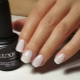 Ang mga variant ng manicure na may gel polish milky