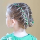 Beautiful hairstyles for girls in kindergarten