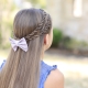 Enkle og vakre frisyrer for jenter til skolen på 5 minutter