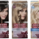 Features and color palette of hair dye Garnier