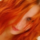 Rode haarkleur: palet van tinten