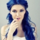 Blauwe haarverf: naar wie ze gaan en wat ze zijn?