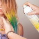 Sprej-barvení vlasů: rysy a jemnosti volby