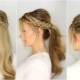 Variantes de penteados leves para cabelos longos
