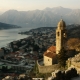 มีการพักผ่อนหย่อนใจในเมือง Kotor ใน Montenegro