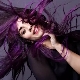 Fialové vlasy: kombinace tónů a tipů na nanášení barvy