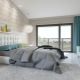 Idee di interior design per la camera da letto in una casa privata