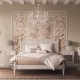 Idea untuk hiasan bilik tidur dalam gaya Provence