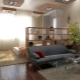 خيارات التصميم لغرفة المعيشة غرفة نوم 18 متر مربع. م