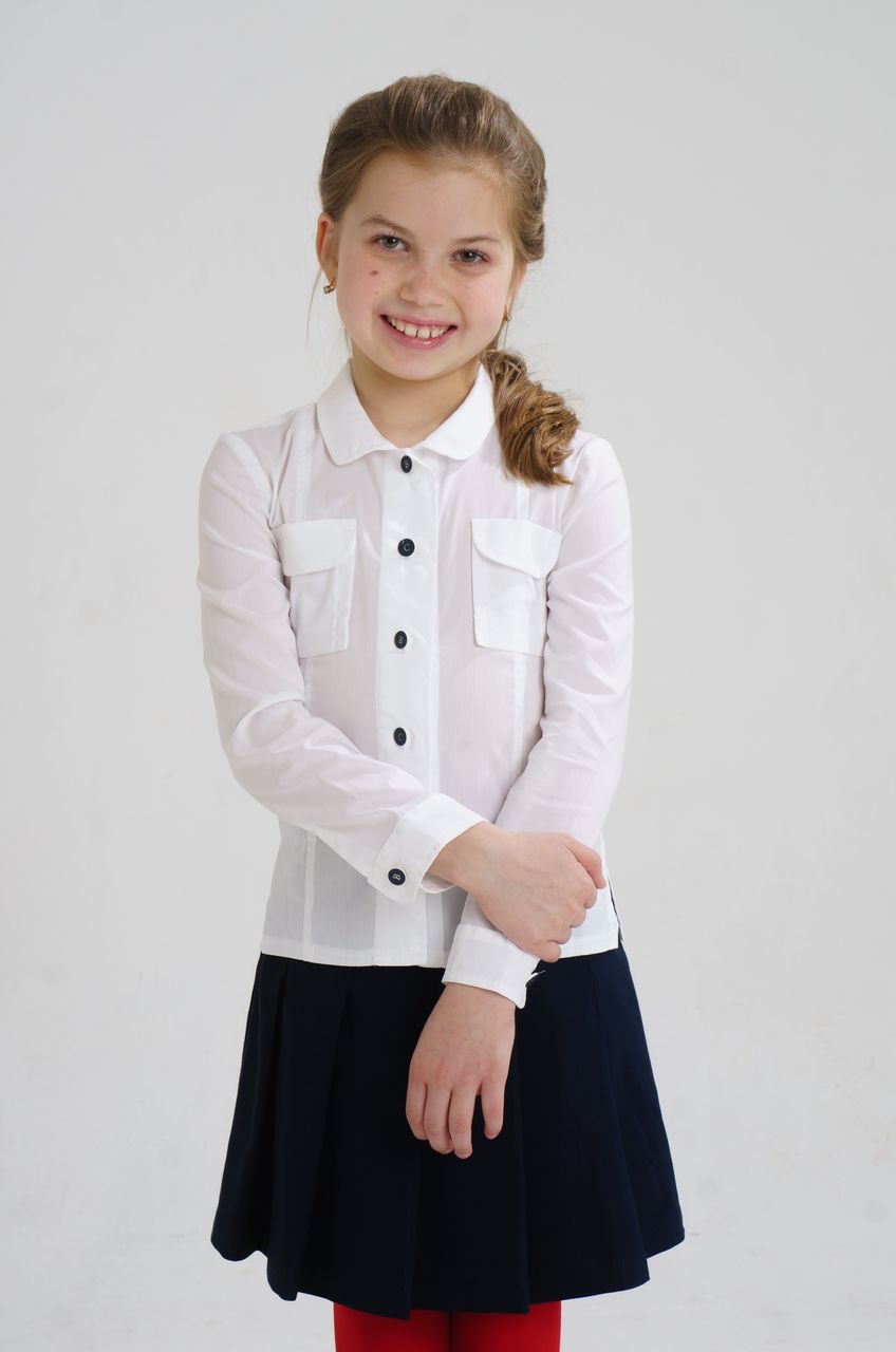 Blouses for girls for school (58 photos): school blouses, smart models ...