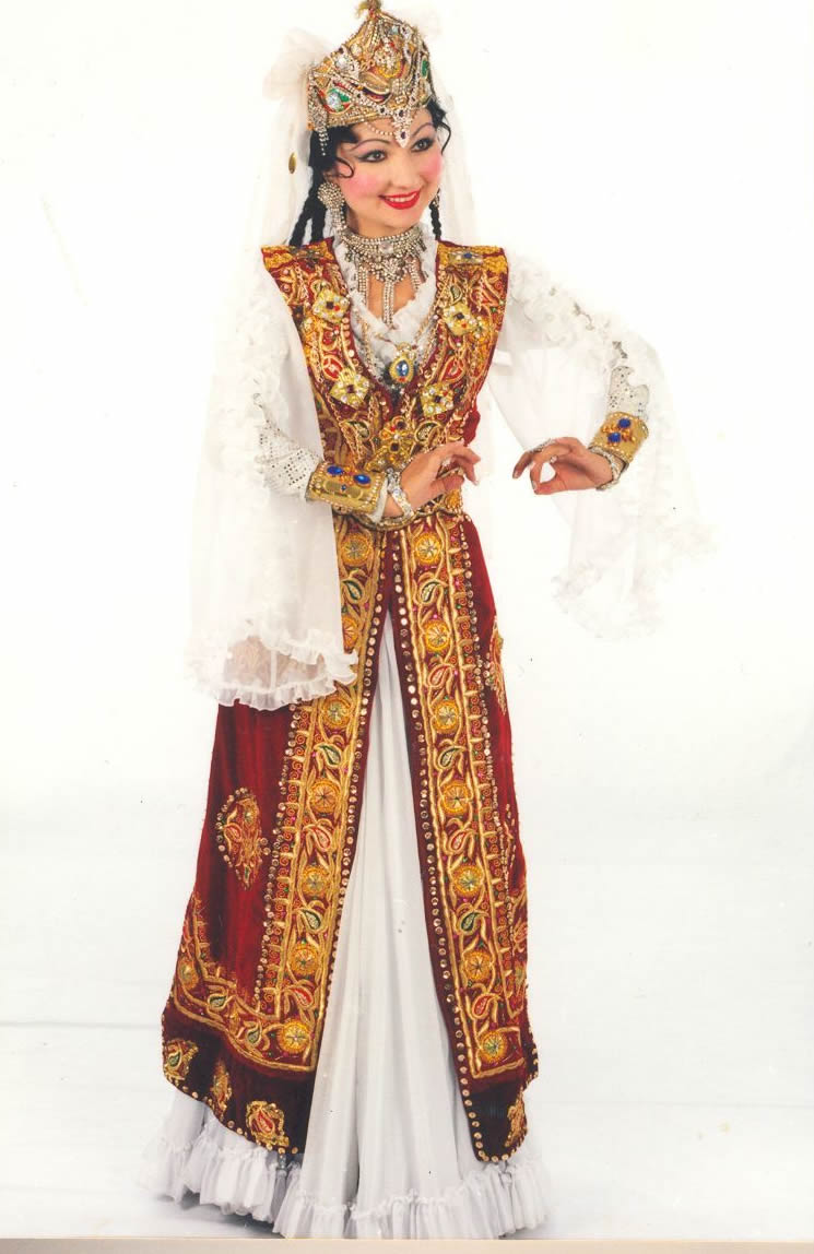Uzbek Costume 57 Photos National Outfit Of Uzbekistan Female Models