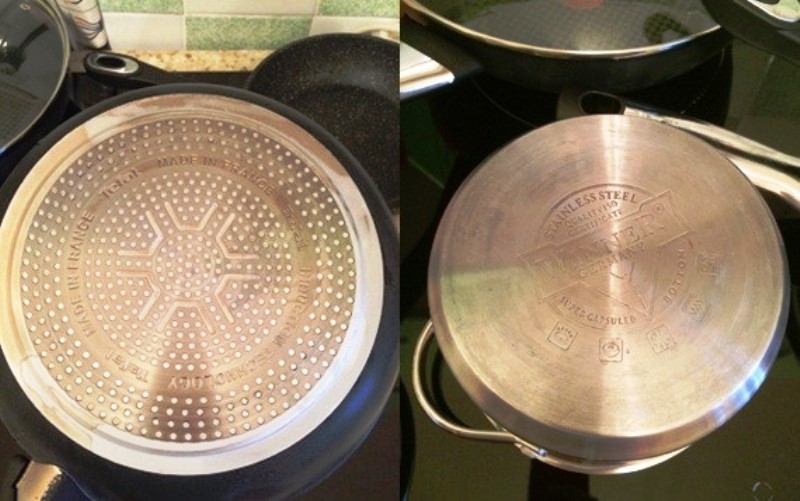 Какой материал посуды для индукционной плиты. Посуда для индукционных плит Цептер. Индукционная плита Maibach MB-9002. Дно посуды для индукционных плит. Кастрюли для стеклокерамических плит.