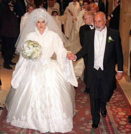 Gaun pengantin Celine Dion