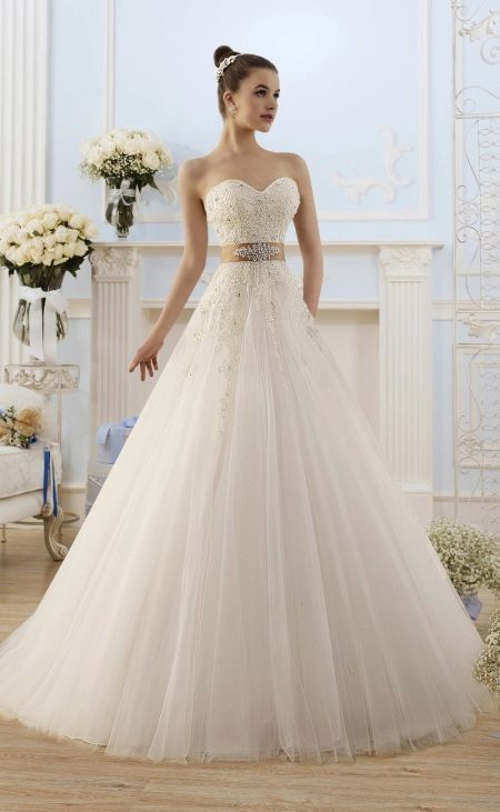 „Naviblue“ vestuvių suknelė „A-Line“