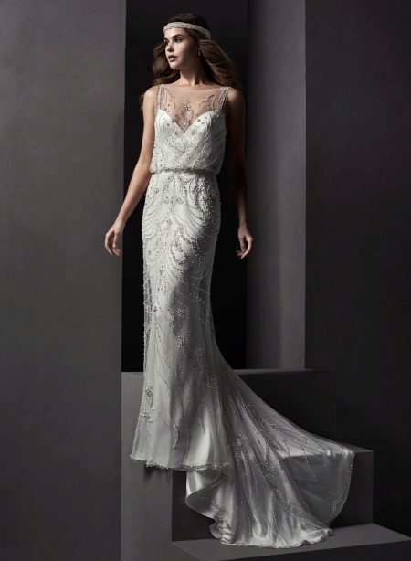 Gaun pengantin dalam gaya vintaj