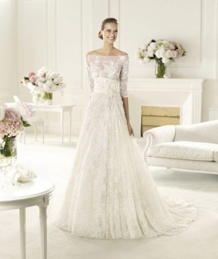 Vestuvinė suknelė iš Elie Saab kolekcijos 2013-a-siluetas
