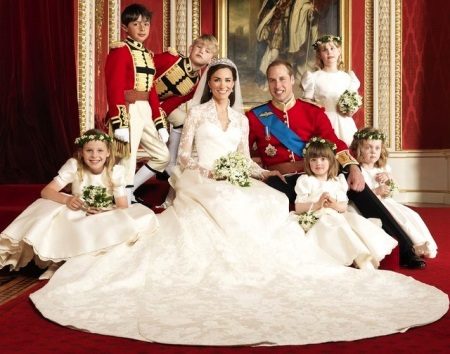 De bruidsjurk van prinses Kate Middleton