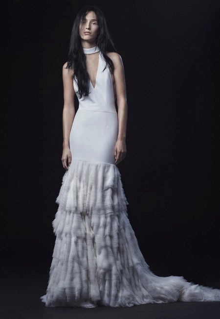 Vera Wong 2016 vestuvių suknelė su frill