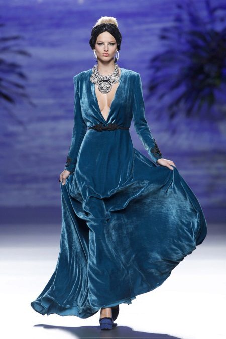 Vestido Esmeralda Azul