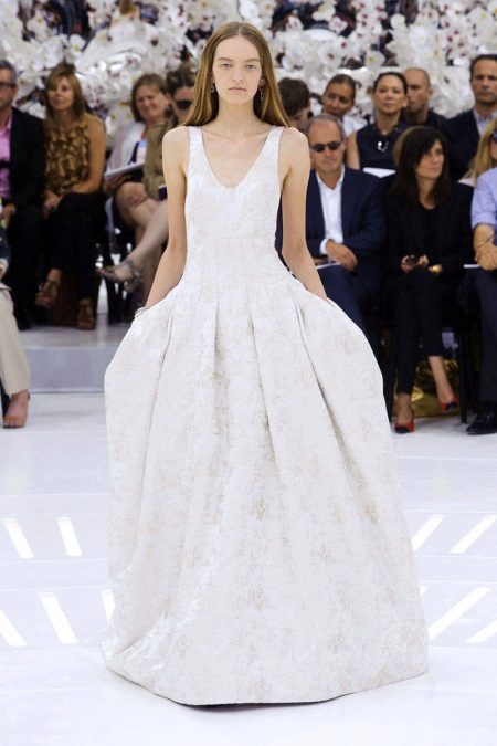Vestido de novia de Chanel minimalismo.