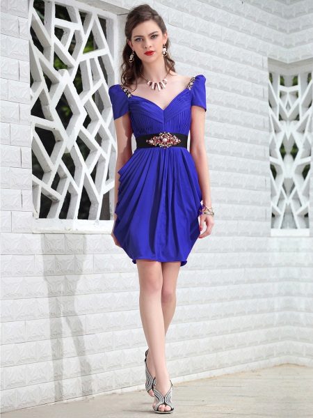 Mėlyna Tulpių suknelė