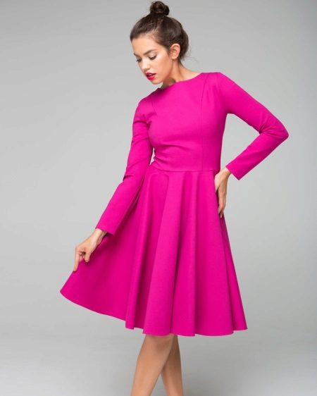 Dress with a skirt the sun for women with a figure like Rectangle