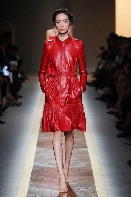 Red Leather Dress Smykker