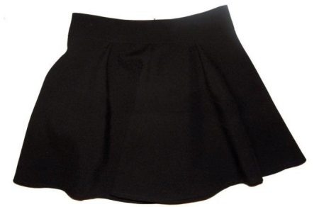 Coser una media falda (falda cónica) con cremallera