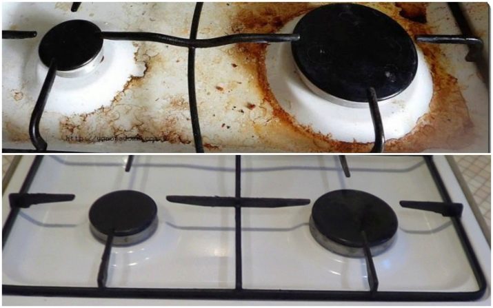 Comment nettoyer le gril de la cuisinière à gaz? 24 photos Comment nettoyer  le gril en fonte de la suie et de la graisse par différents moyens et à la  maison